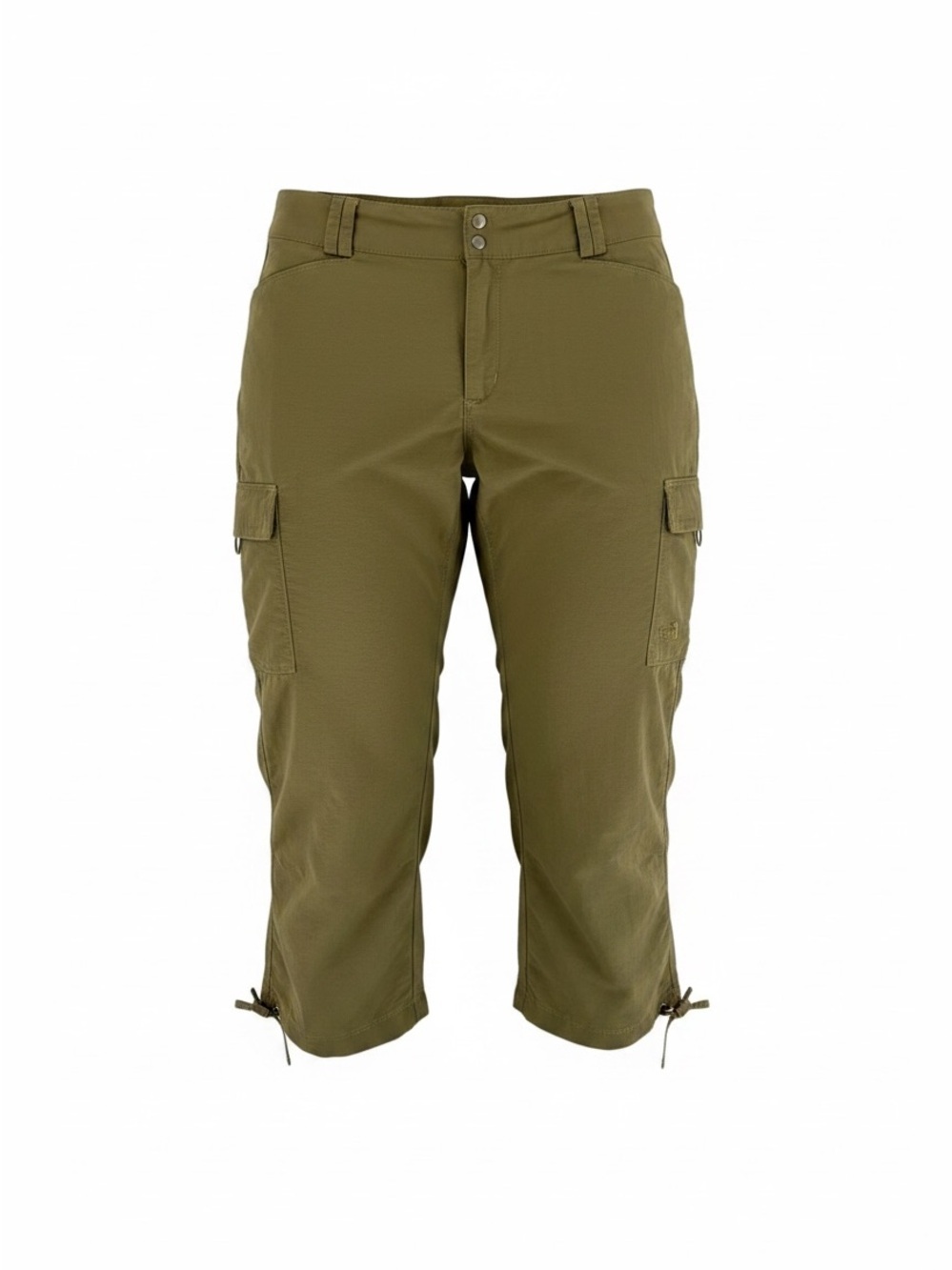 THE NORTH FACE Olive Green Cargo Capri Hiking Outdoor Utility Pants size 12